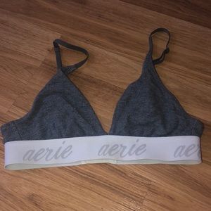 Gray Aerie bralette size small no padding